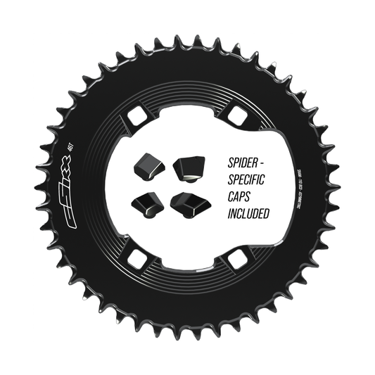 110bcd Asym 4bolt 1x Chainring (Fits Shimano cranks and others, NOT SRAM cranks)